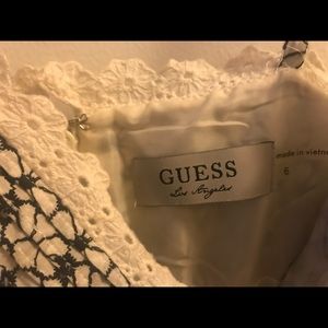 Guess dress size 6 fitted on top m flare
